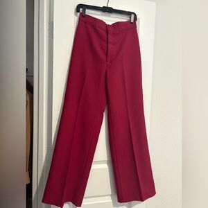 Levi's Bold Red Wide-Leg Women's Pants
